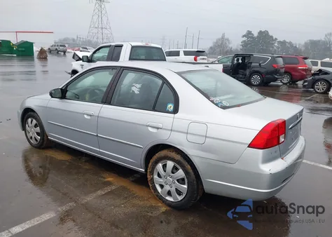 2003 Honda Civic Lx из США, поврежденный, VIN 1HGES16563L016507